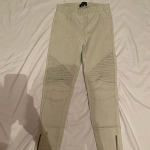 Beulah style Fashion Zipper Leggings